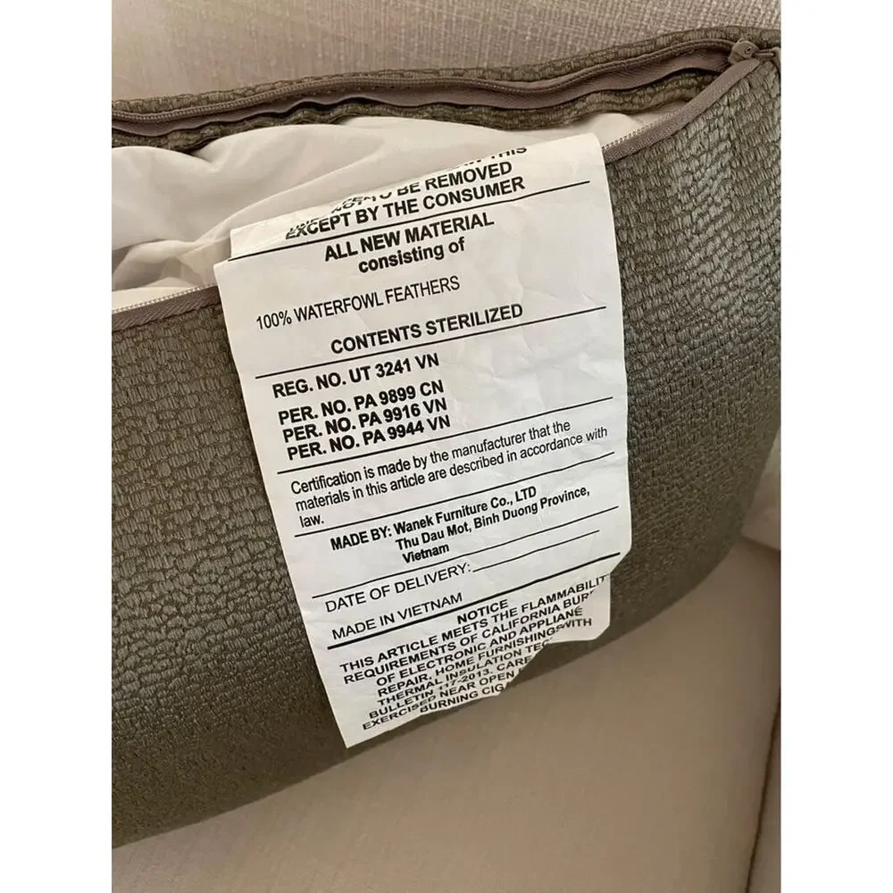 Designer Lumbar Pillow Cover And Down Insert